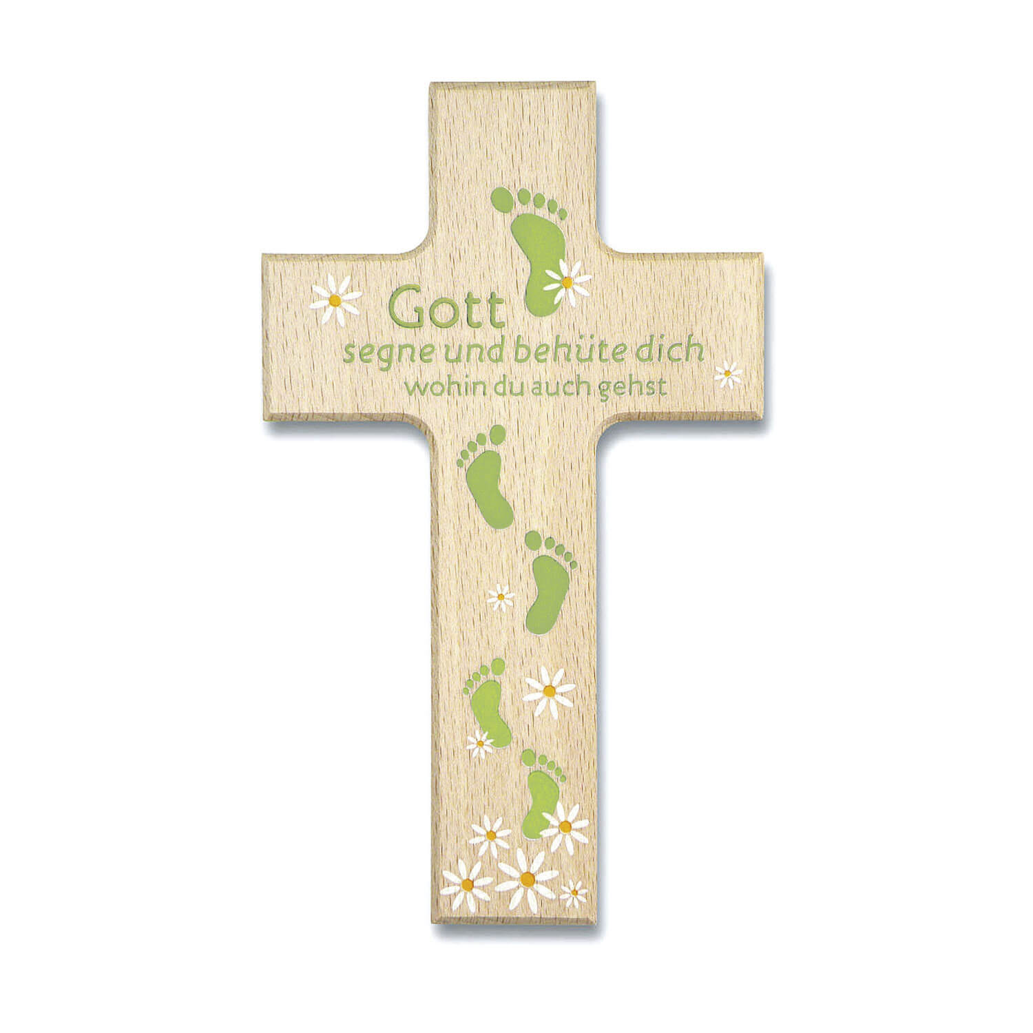 Kinderkreuz - Gott segne und behüte dich & Grün Kinderkreuz - Gott segne und behüte dich & Grün