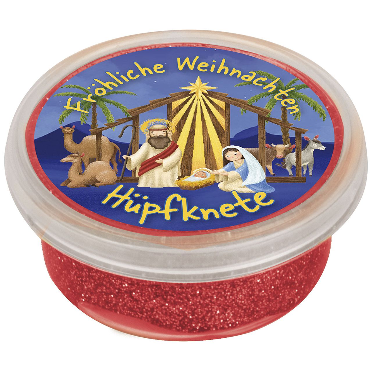 Hüpfknete - Fröhliche Weihnachten