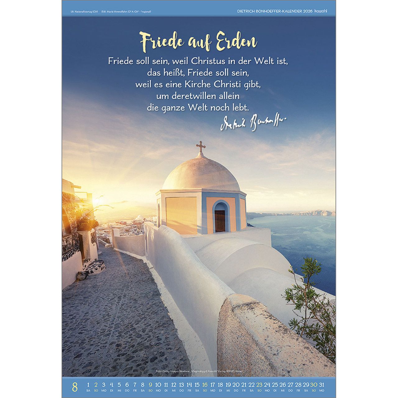 Kalender - Gott ist für uns & 2026