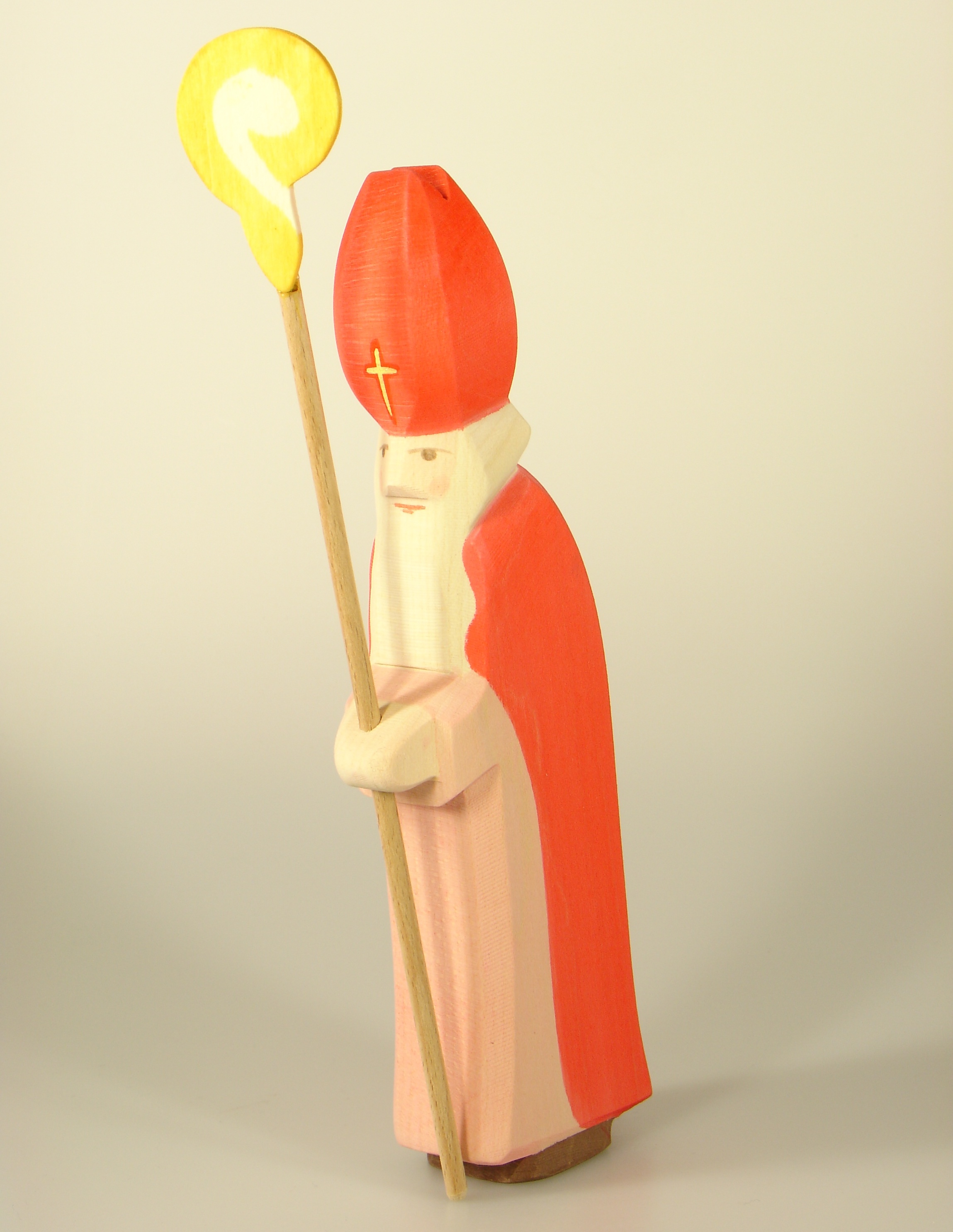 Ostheimer Krippe - St. Nikolaus mit Stab Ostheimer Krippe - St. Nikolaus mit Stab