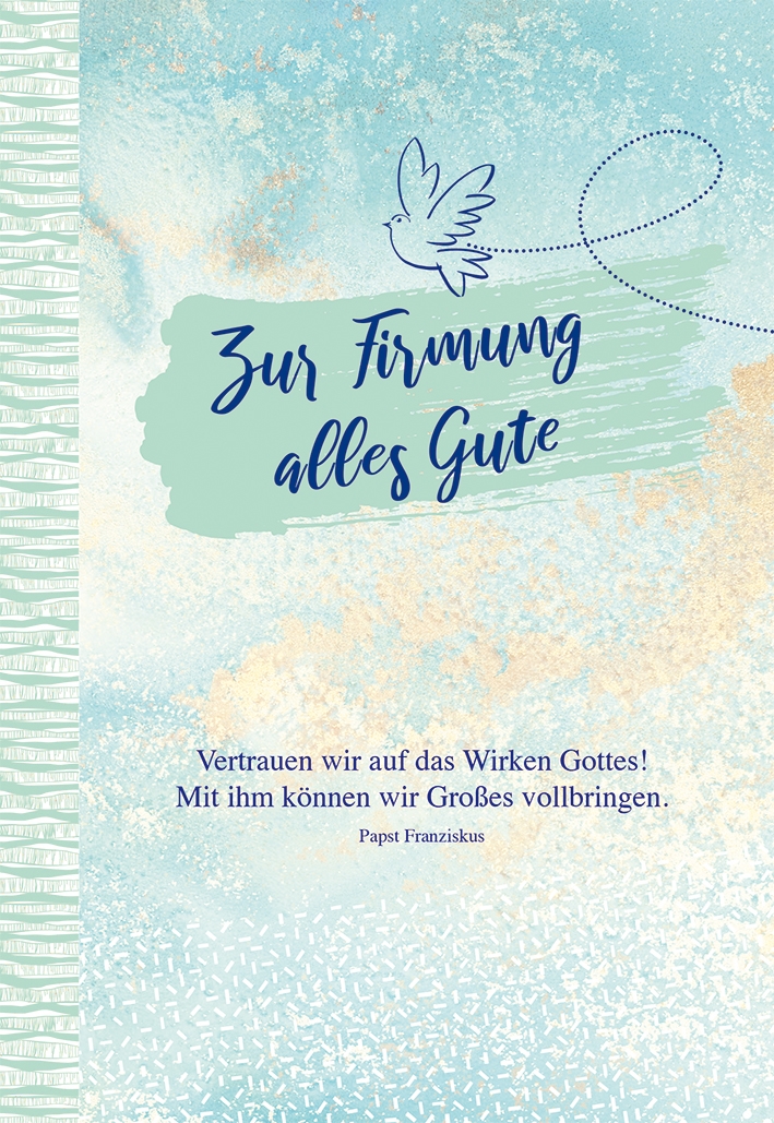 Geldgeschenkkarte zur Firmung - Vertrauen wir auf... Geldgeschenkkarte zur Firmung - Vertrauen wir auf...