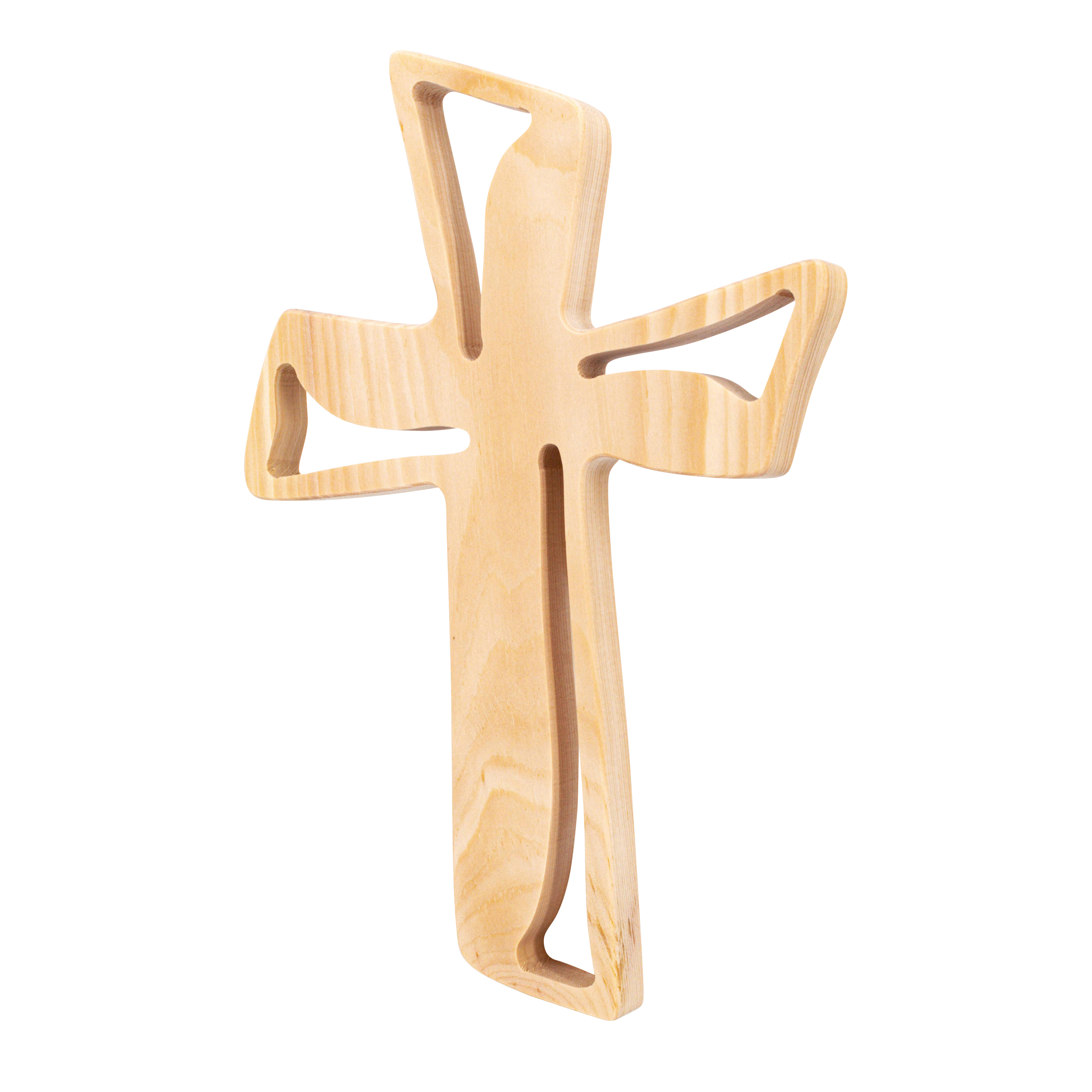 Holzkreuz - Zirben & Schlicht