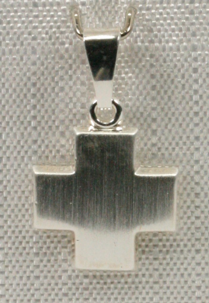Silber-Kreuz - Klein & Quadratisch Silber-Kreuz - Klein & Quadratisch