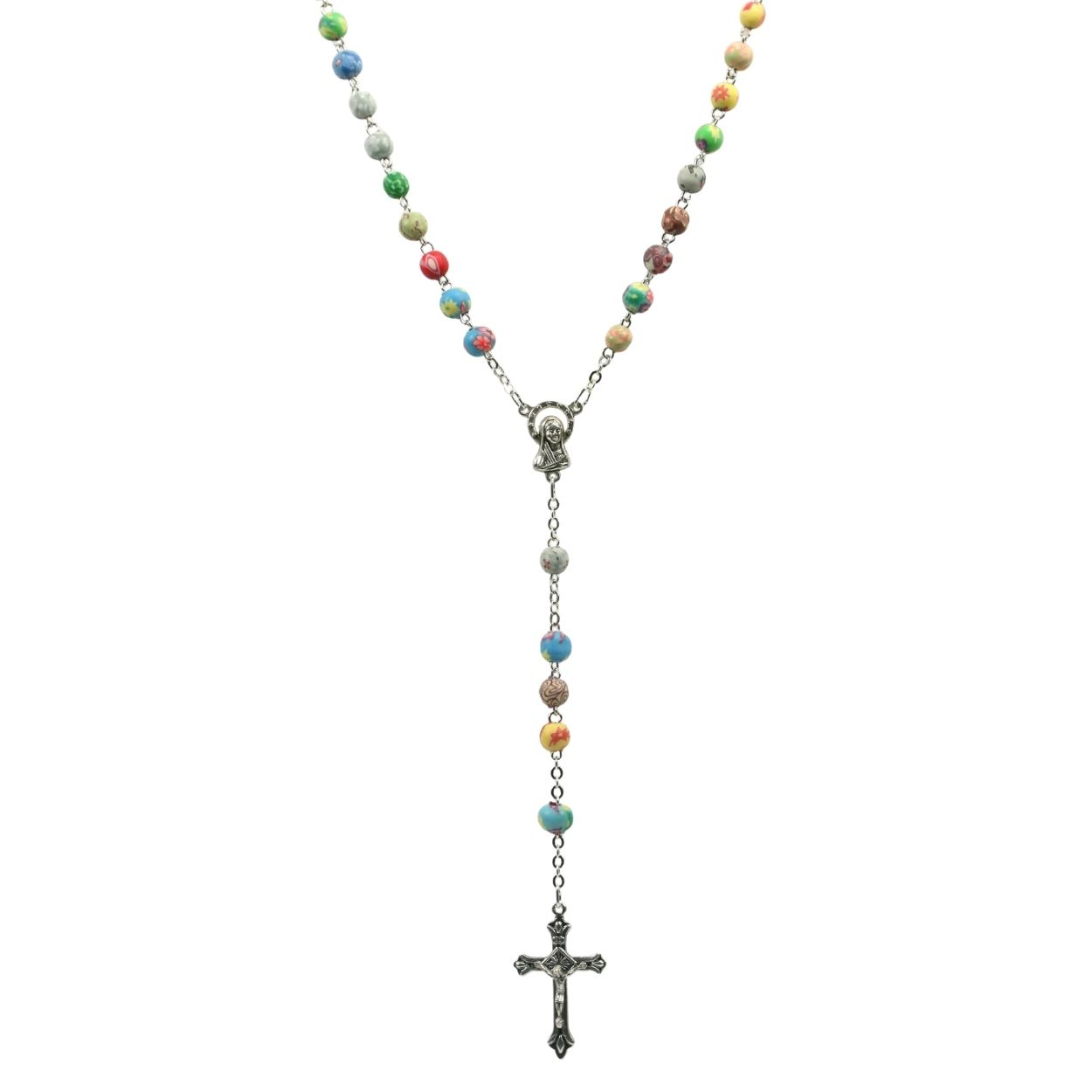 Rosenkranz - Blütenmuster & Farbig Rosenkranz - Blütenmuster & Farbig