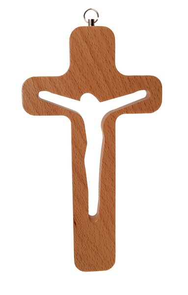 Holzkreuz - Jesuskörper & Ausgeschnitten Holzkreuz - Jesuskörper & Ausgeschnitten