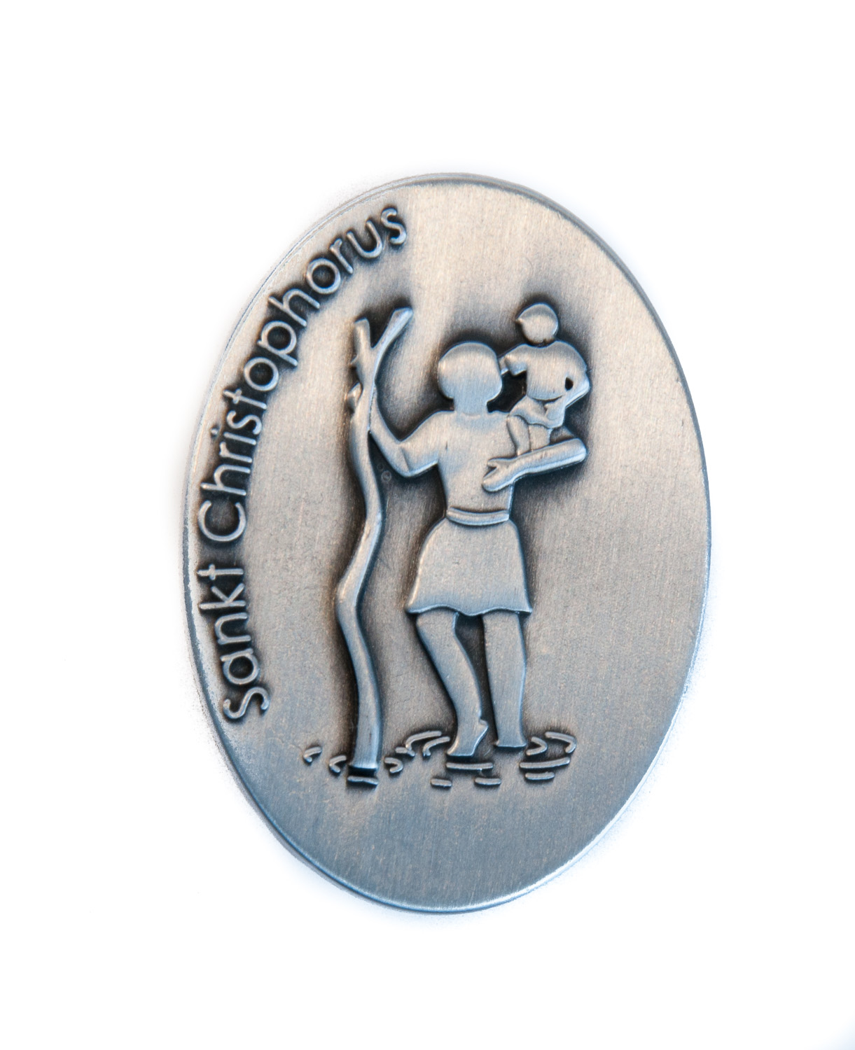 Autoplakette - Moderner Christophorus