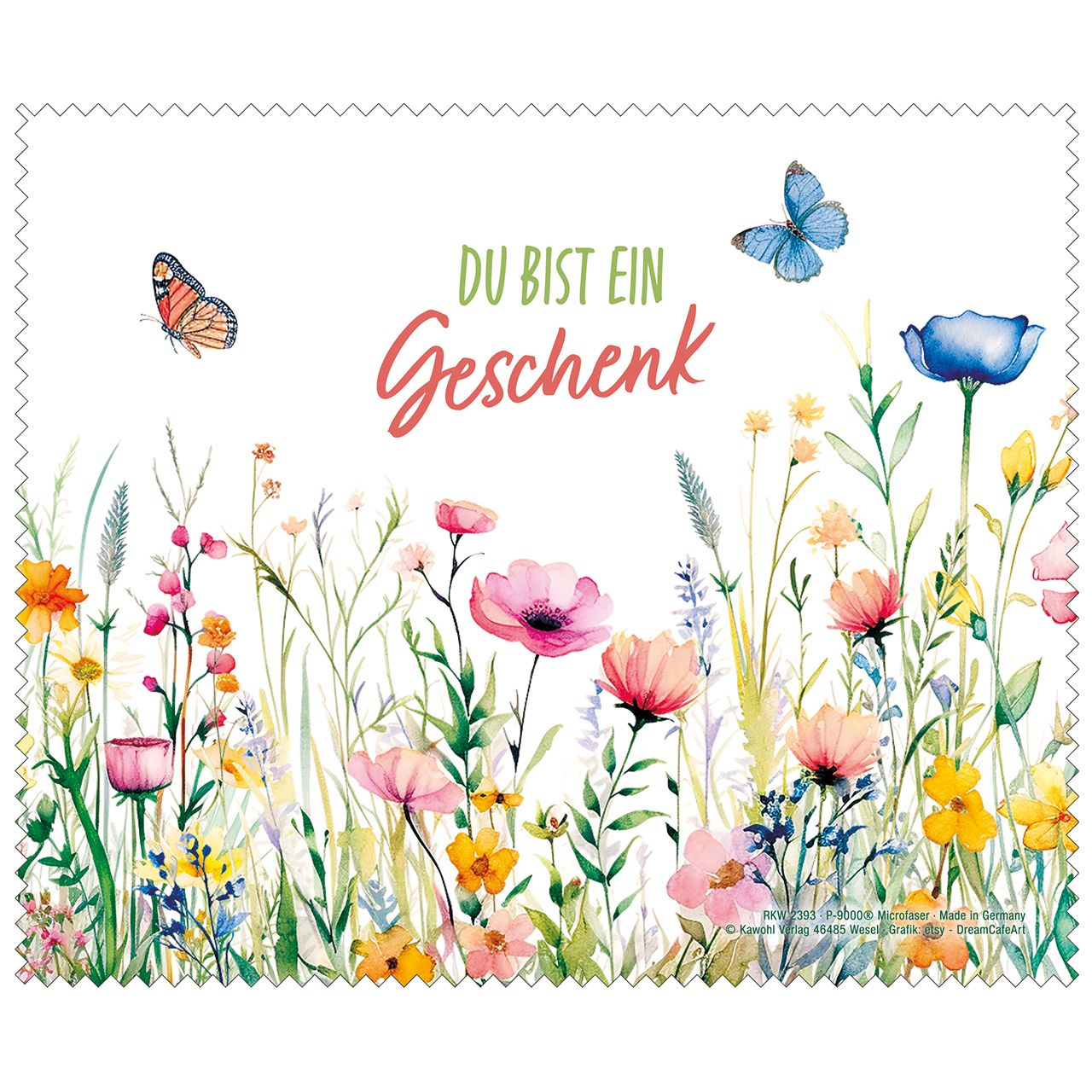 Brillen- und Displayputztuch – Du bist ein Geschenk