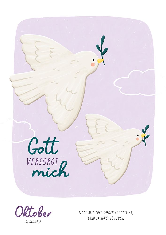 Zeitloser Kinderkalender - Mein Gott & ich