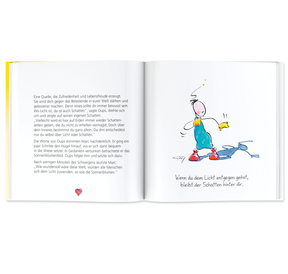 Geschenkbuch - Sonnenstrahlen für unser Herz & OUPS