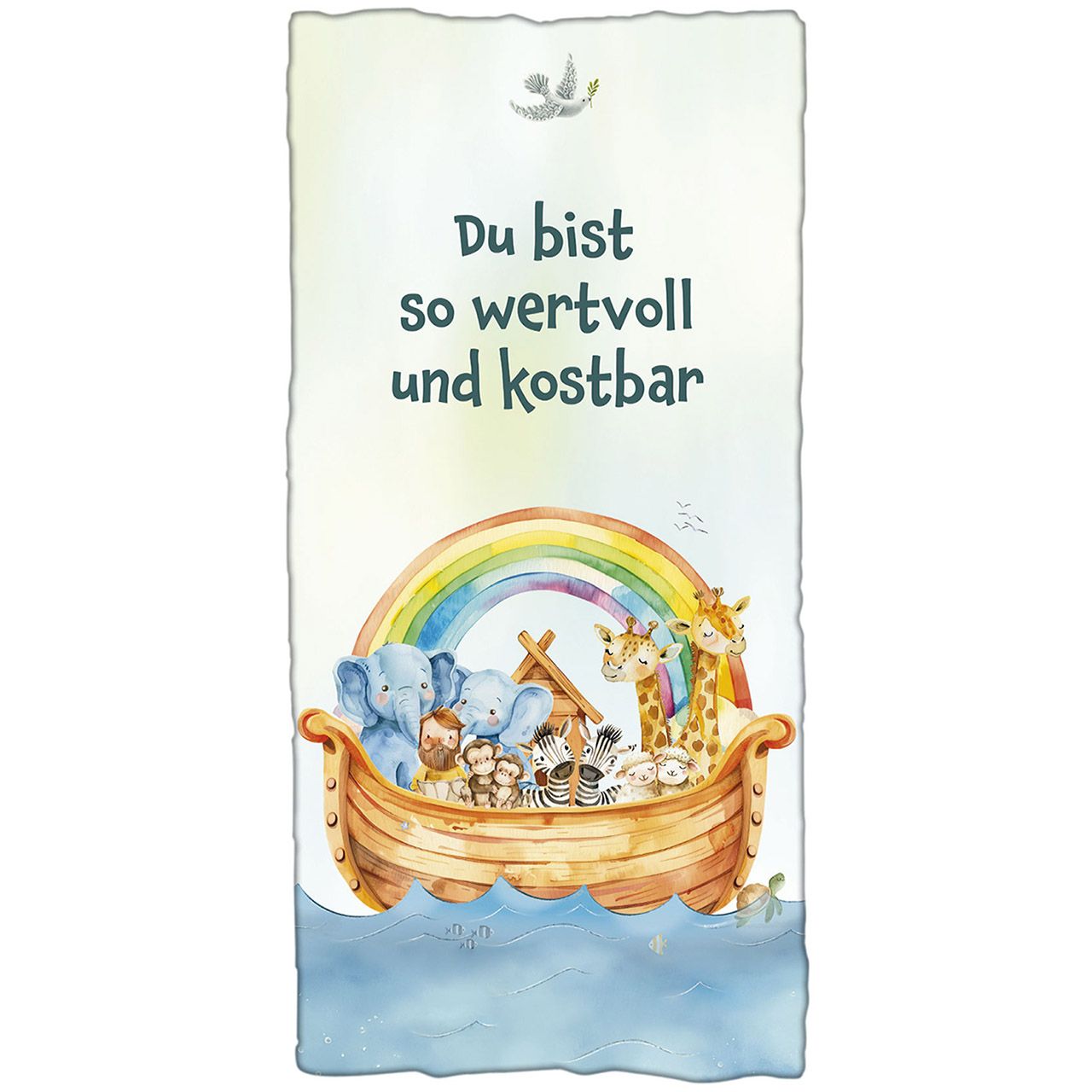 Mini-Handtuch - Du bist so wertvoll und kostbar