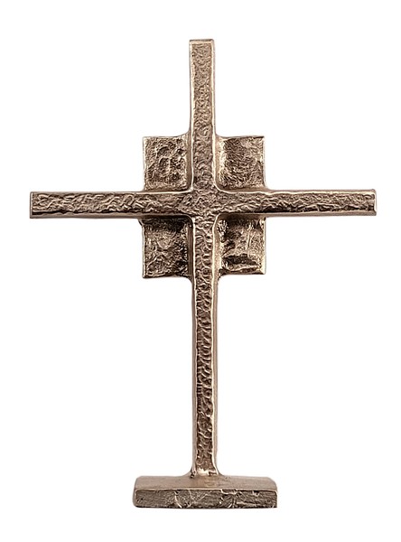 Stehkreuz - Bronze & Filigran  Stehkreuz - Bronze & Filigran