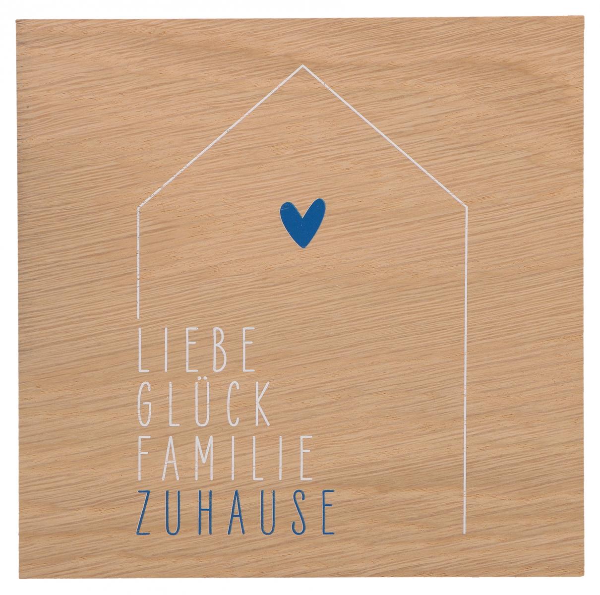 Holztafel - Zuhause & Eiche Holztafel - Zuhause & Eiche