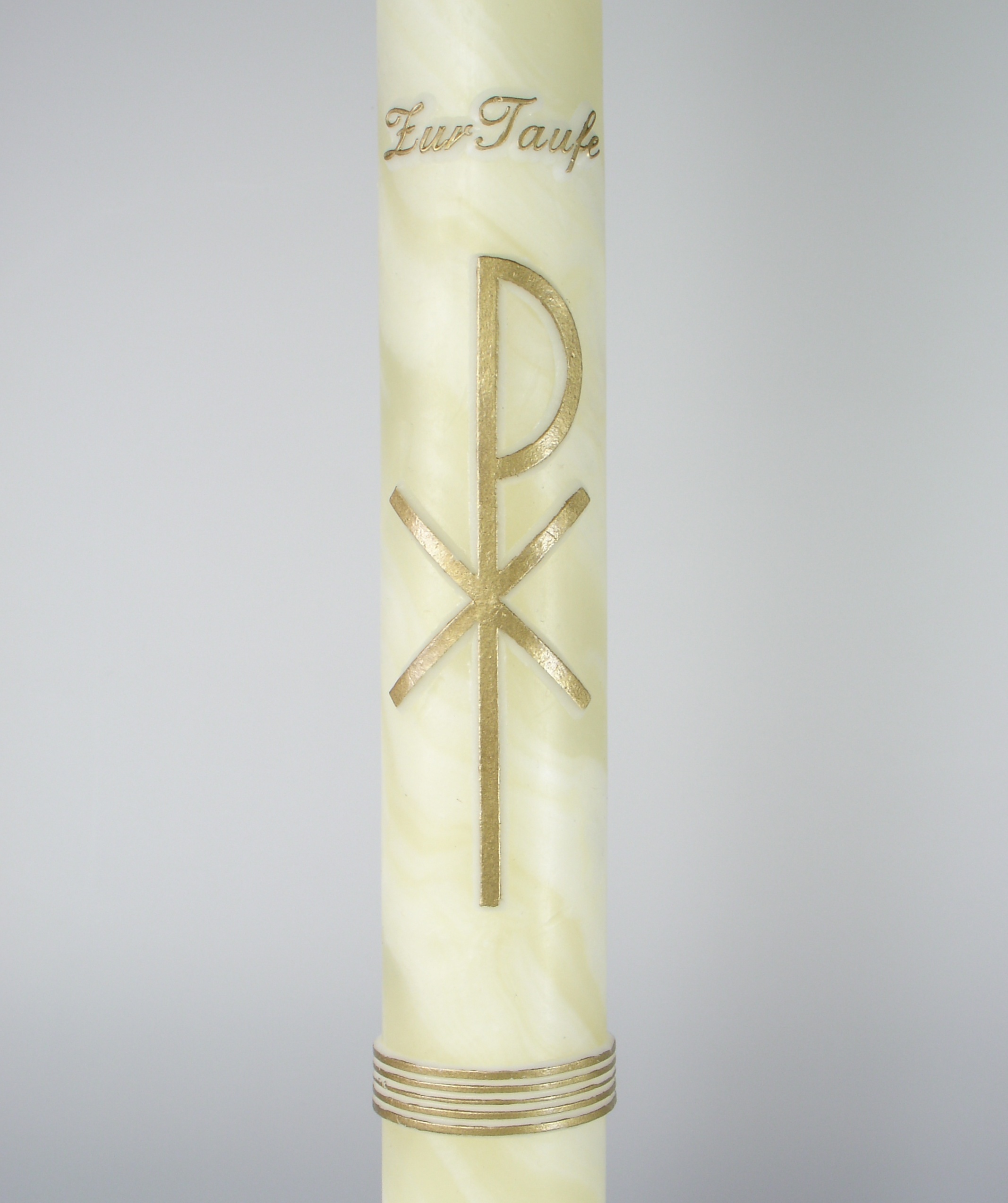Taufkerze - Bienenwachs & Chi-Rho Taufkerze - Bienenwachs & Chi-Rho