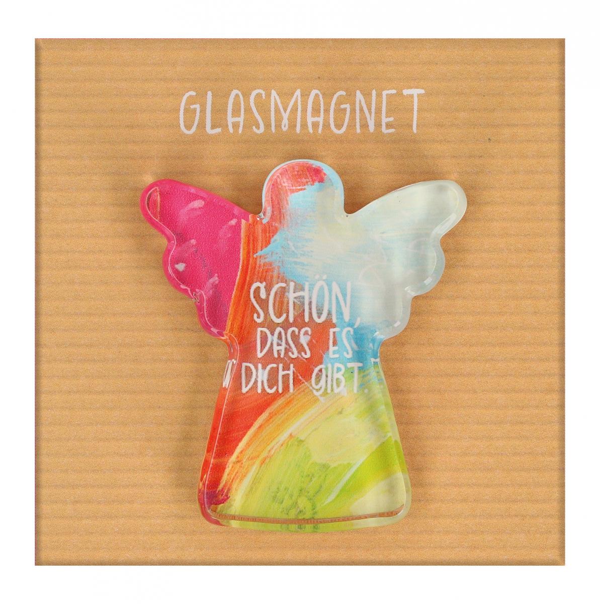 Engel-Glasmagnet - Schön, dass es dich gibt Engel-Glasmagnet - Schön, dass es dich gibt
