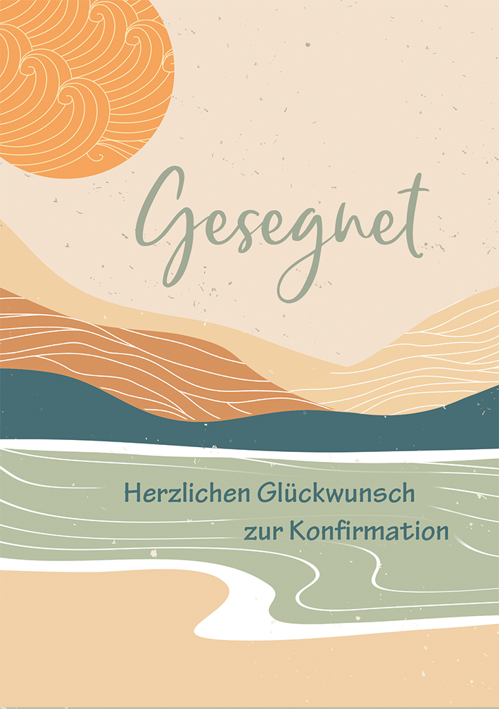 Konfirmationskarte - Gesegnet & Geldgeschenk Konfirmationskarte - Gesegnet & Geldgeschenk