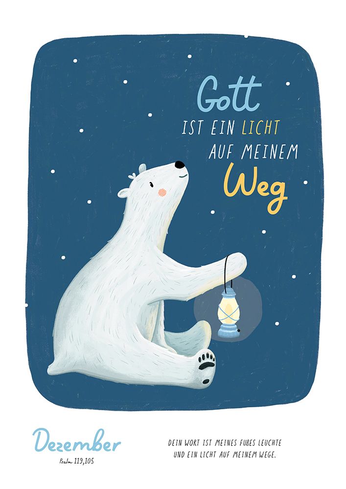Zeitloser Kinderkalender - Mein Gott & ich