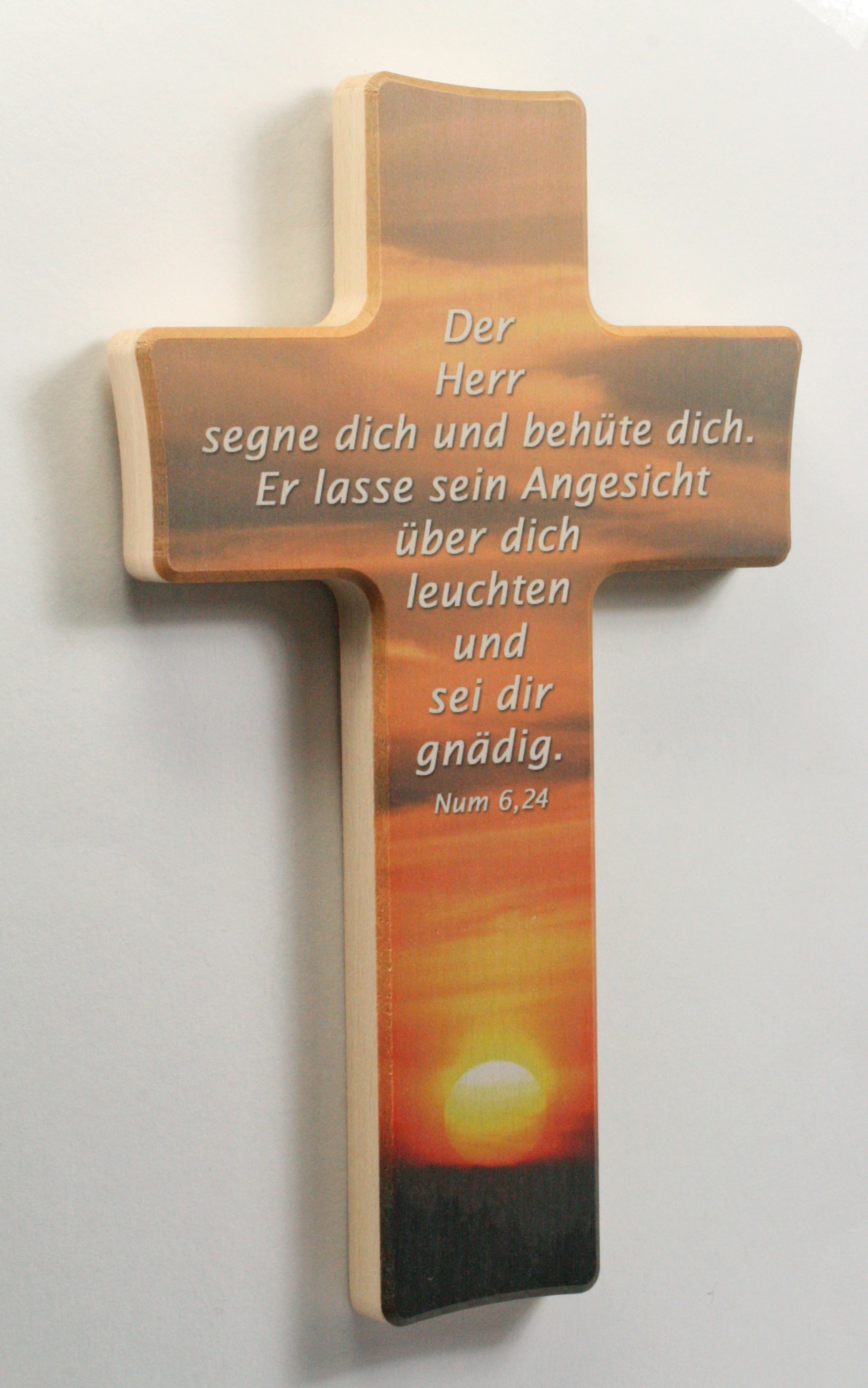 Holzkreuz - Der Herr segne und behüte dich