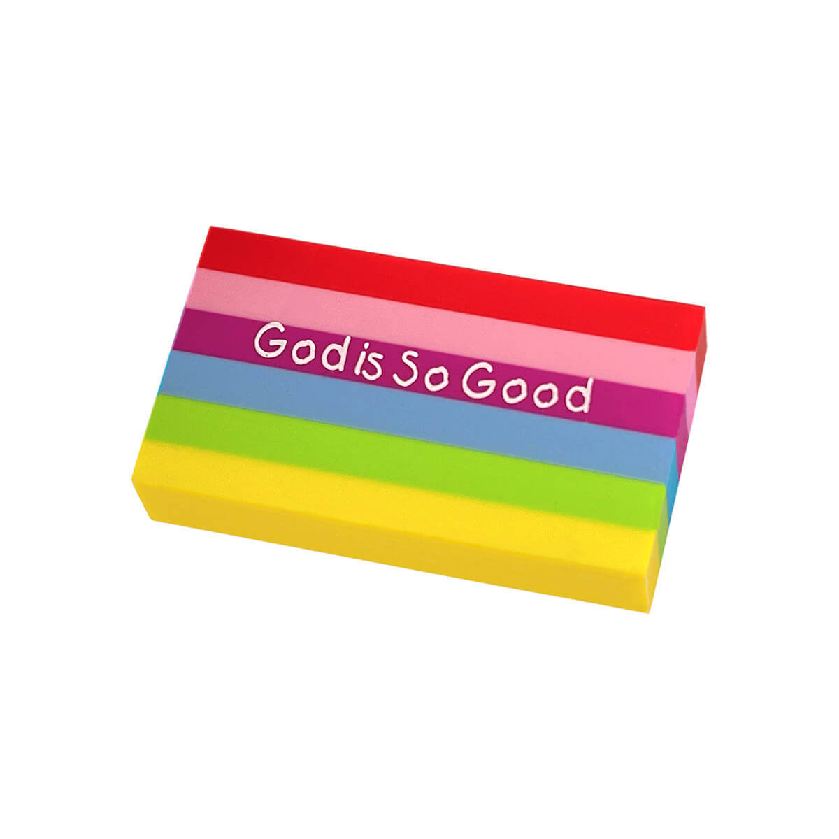 Radiergummi - Gott liebt dich so wie du bist & Regenbogen