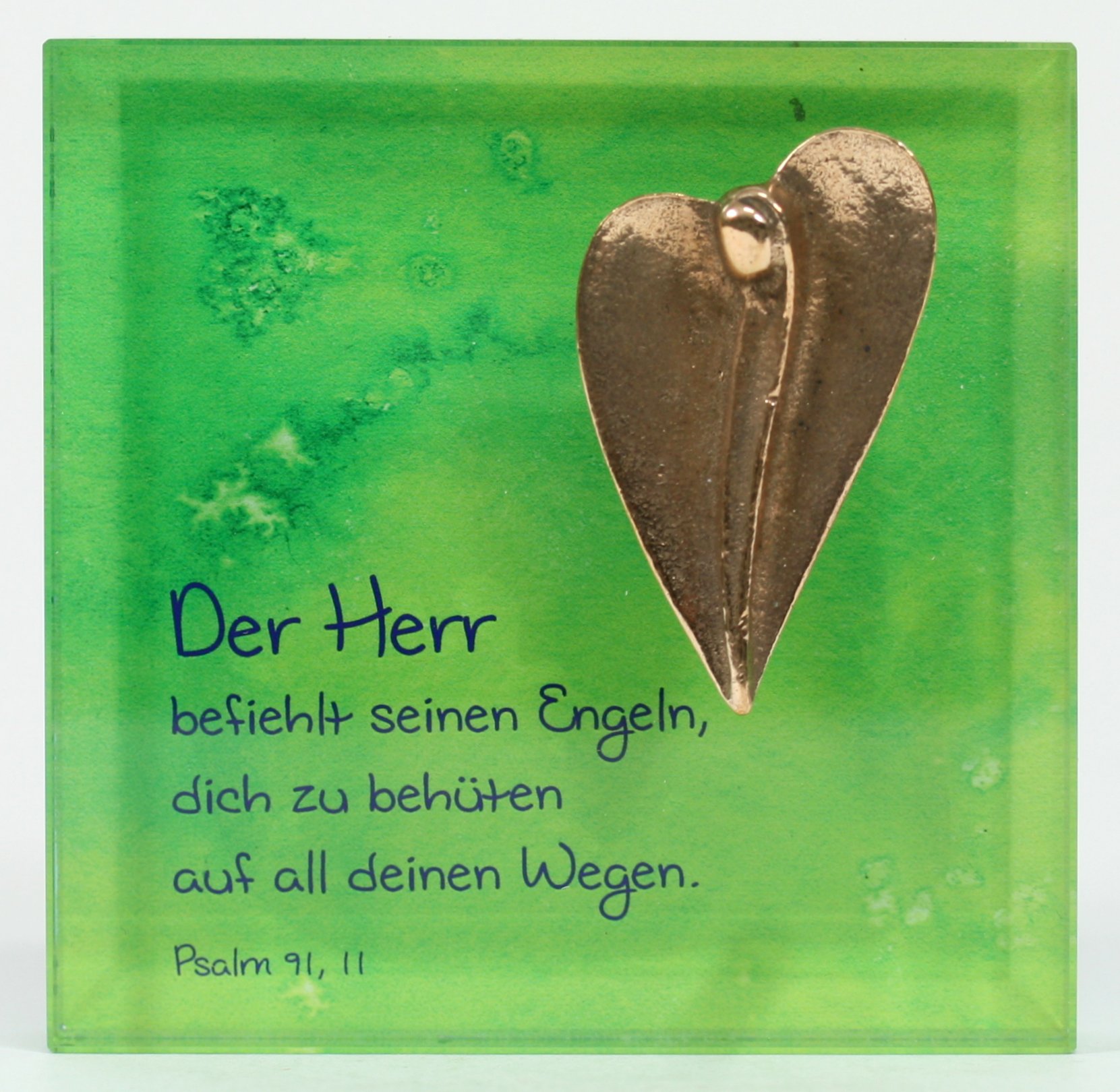 Glasrelief - Der Herr befiehlt seinen Engeln Glasrelief - Der Herr befiehlt seinen Engeln