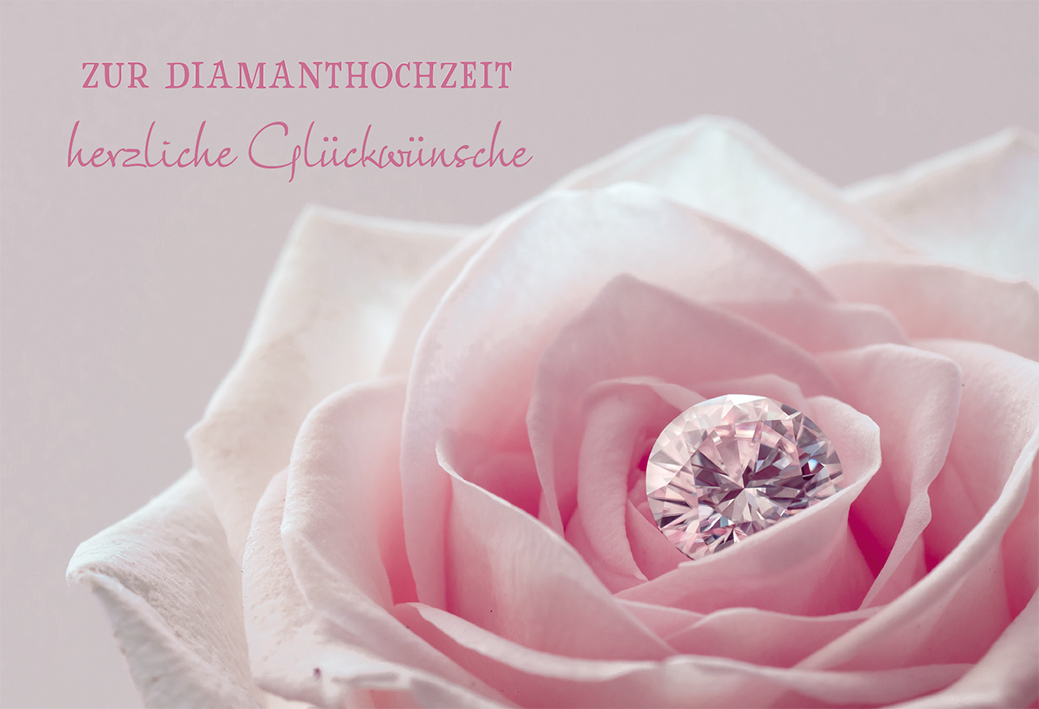 Karte zur Diamanthochzeit - Eure gemeinsamen Tage... Karte zur Diamanthochzeit - Eure gemeinsamen Tage...