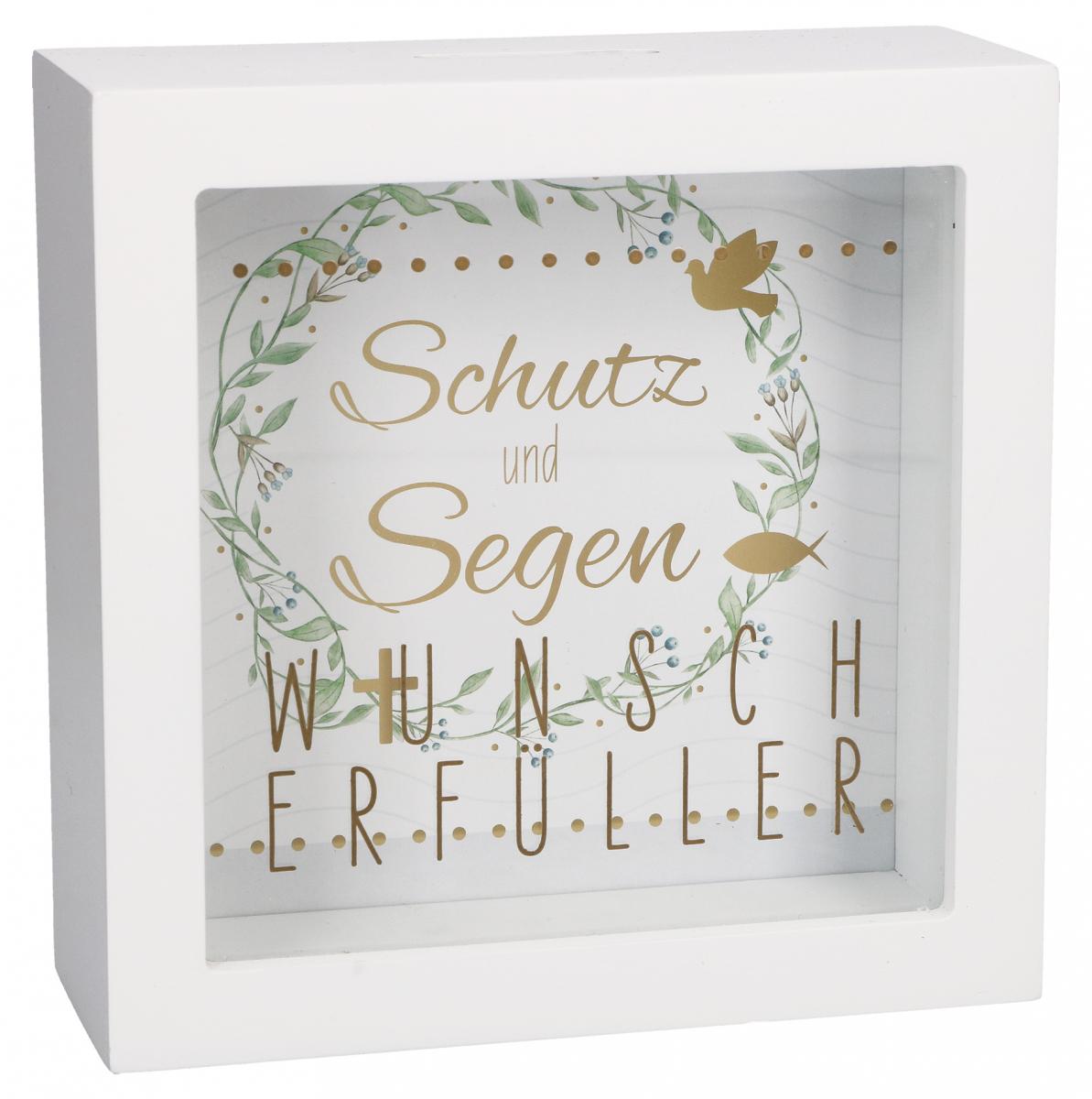Bilderrahmen-Spardose - Wunscherfüller Schutz Bilderrahmen-Spardose - Wunscherfüller Schutz