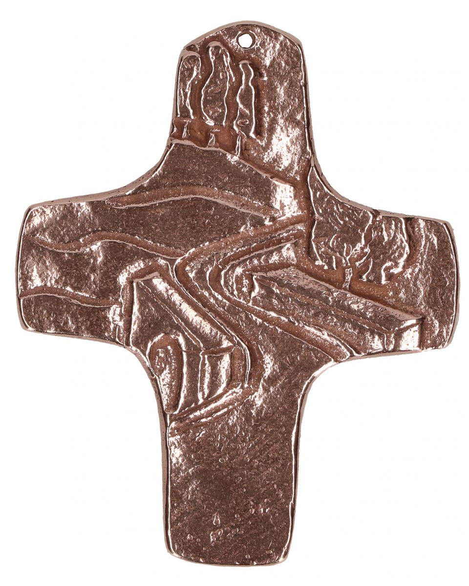 Kommunionkreuz - Lebensreise & Bronze Kommunionkreuz - Lebensreise & Bronze