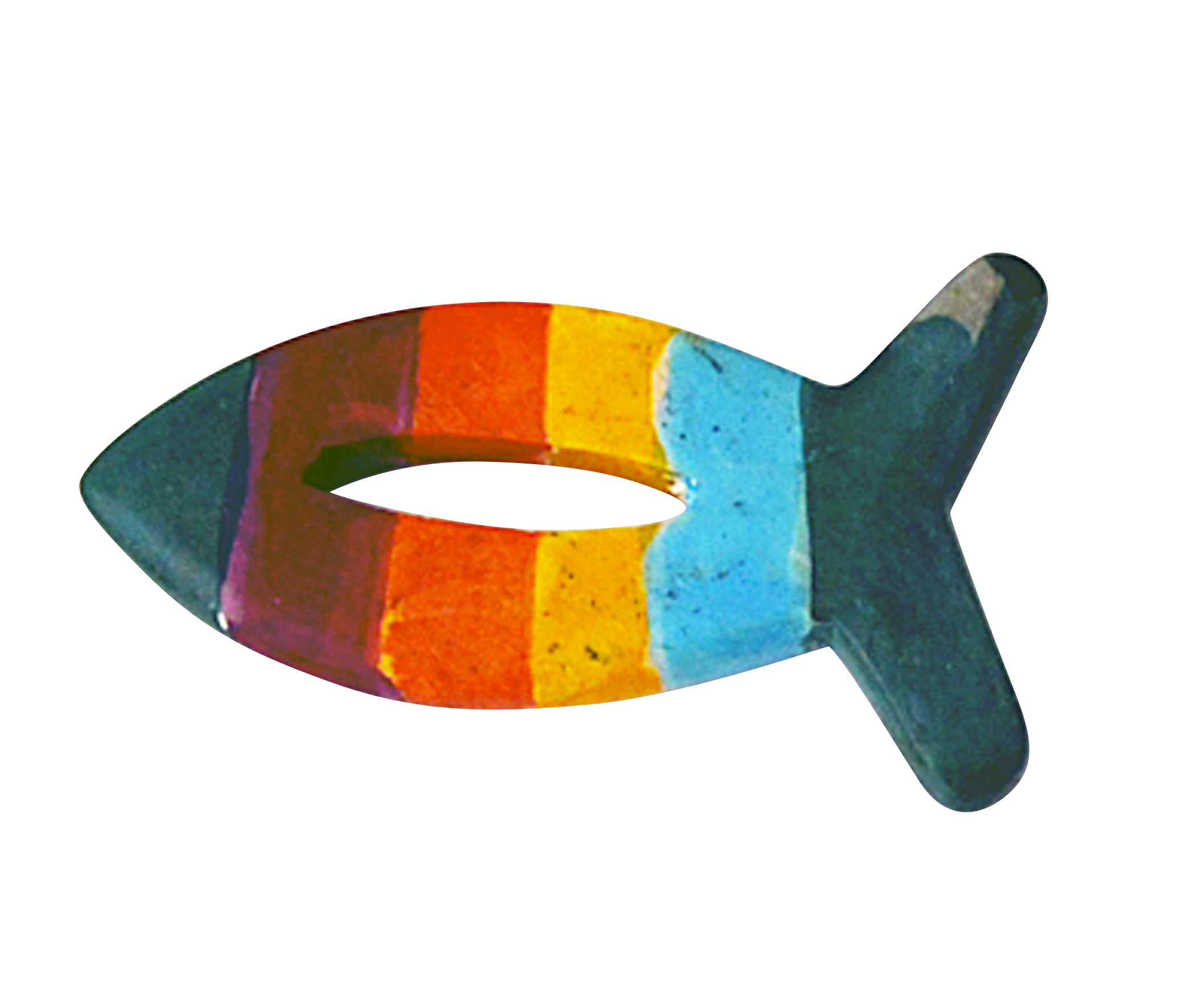 Handschmeichler - Speckstein & Fisch durchbrochen Handschmeichler - Speckstein & Fisch durchbrochen