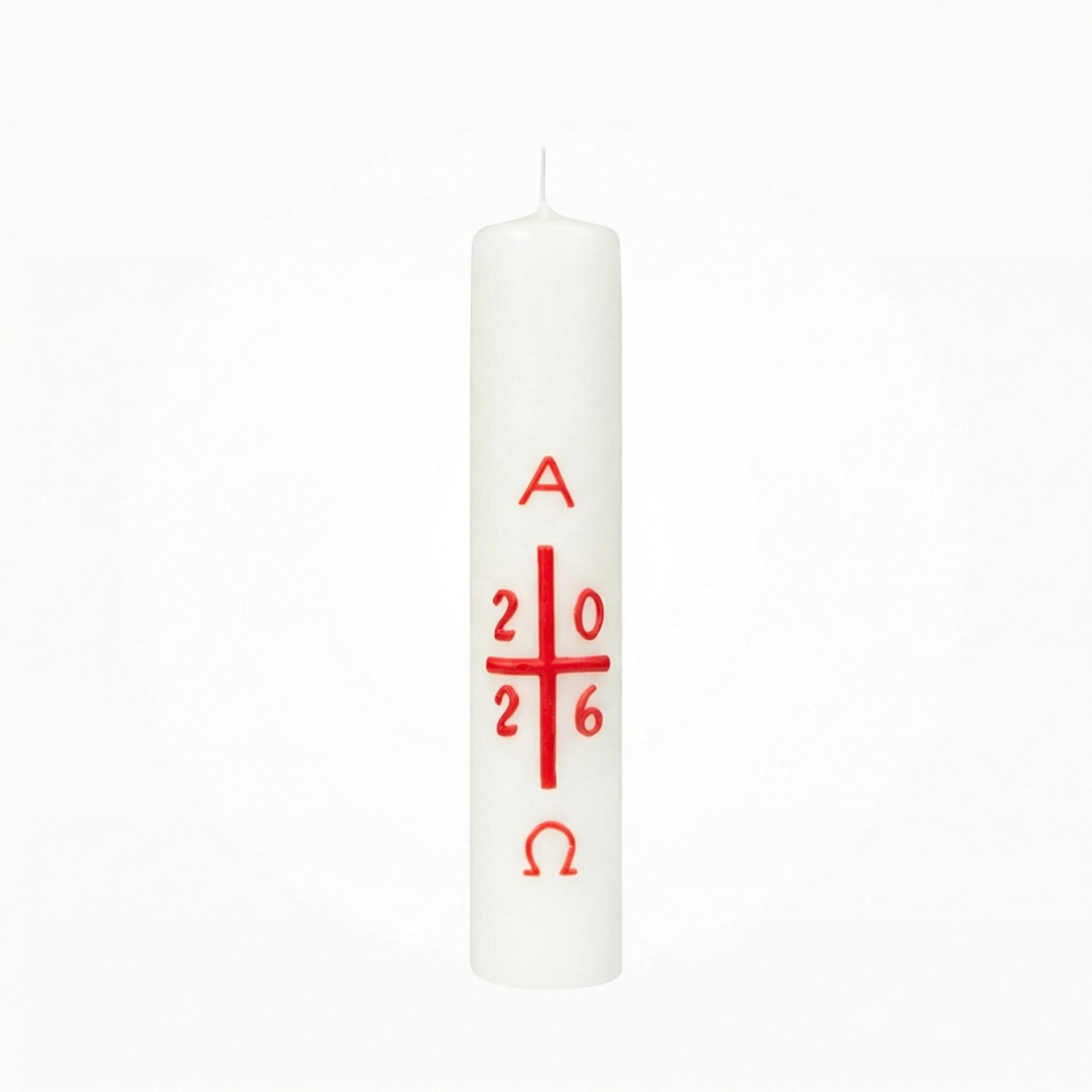 Osterkerze - Schlank mit Jahreszahl