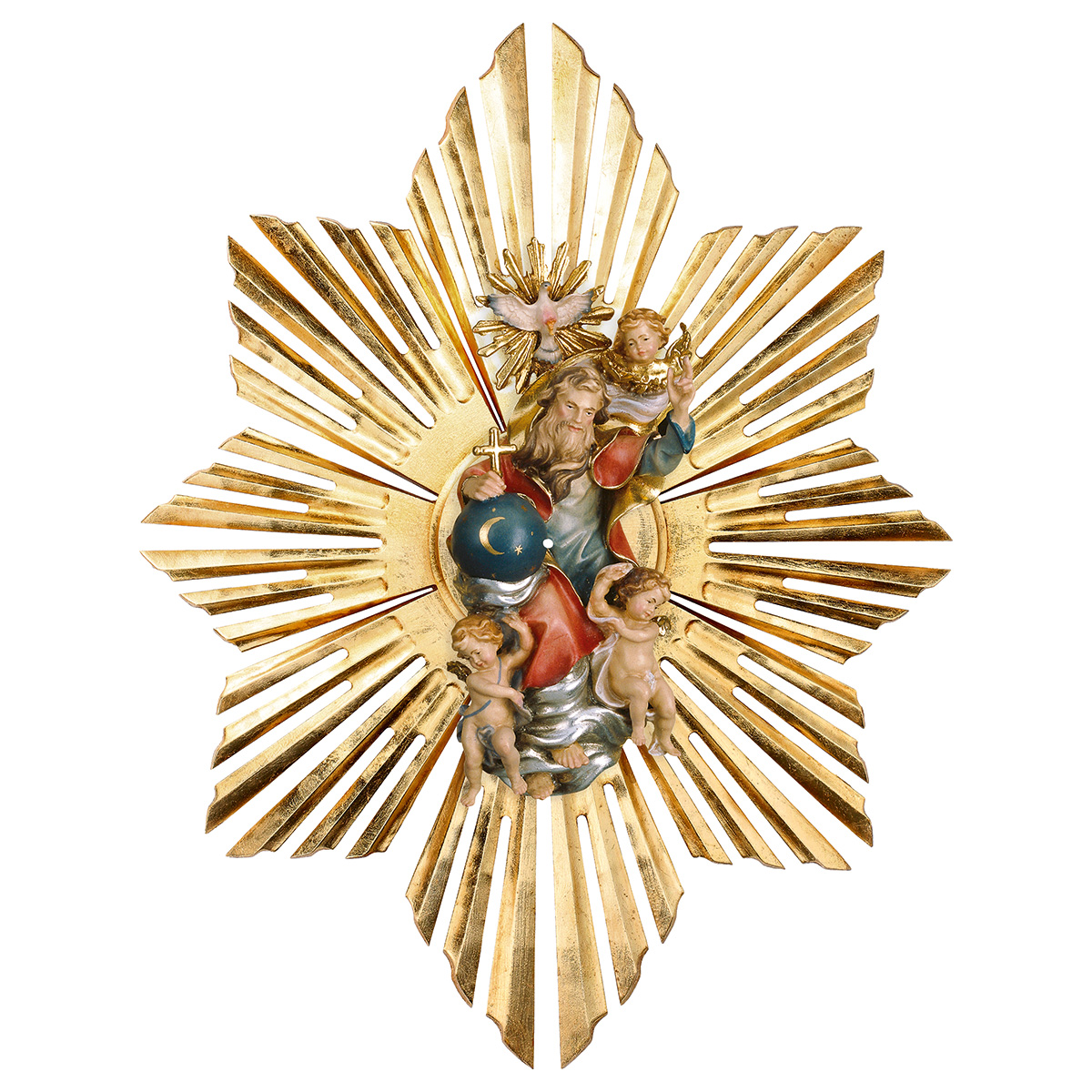 Ulrich Krippe - Gloriole mit Schein  - 10 cm & Natur