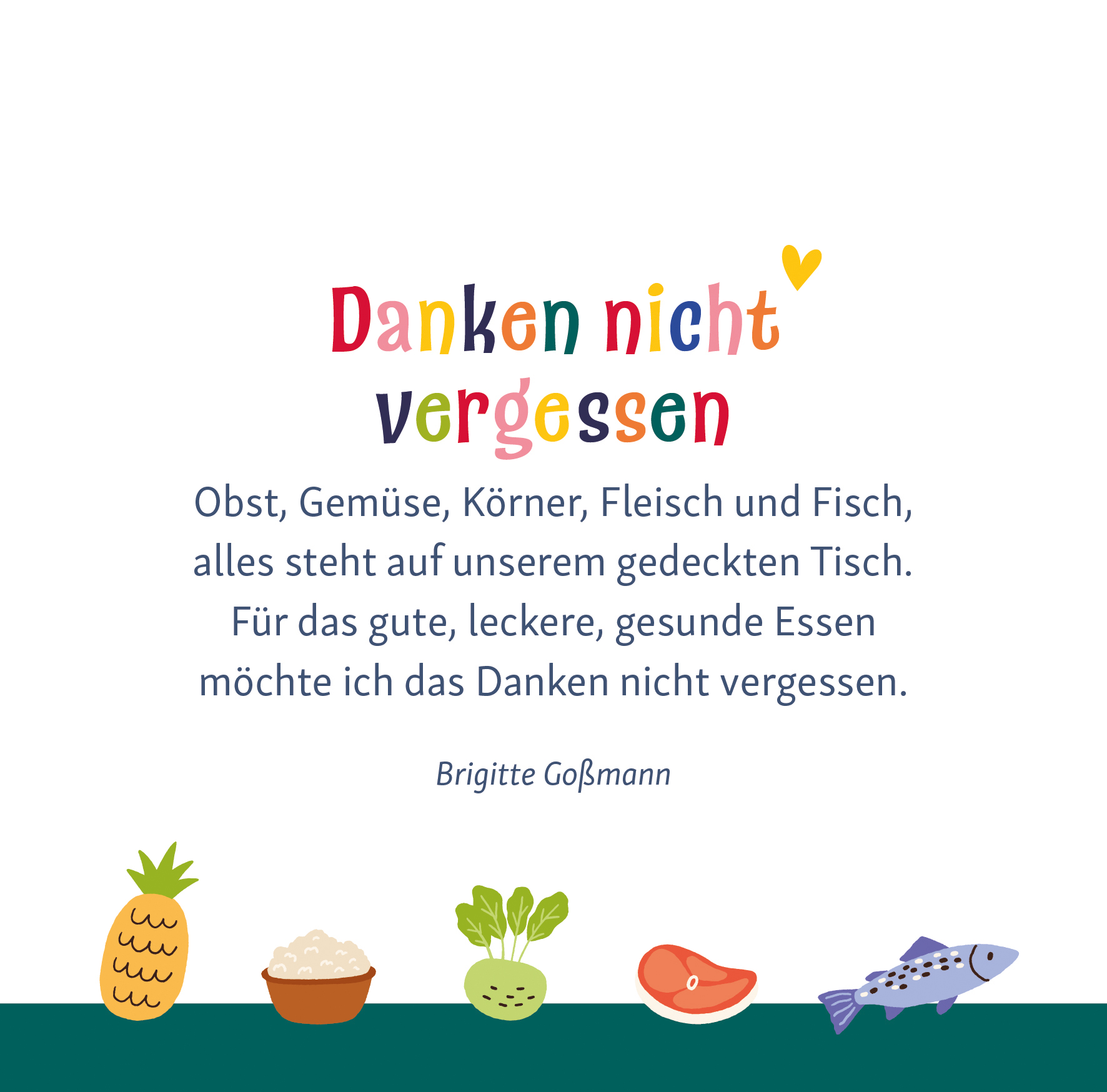 Geschenkbuch - Bunte Tischegebete