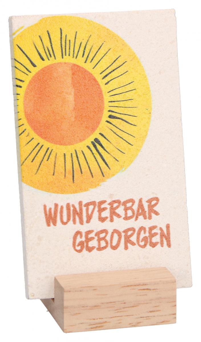 Natursteintafel - Wunderbar geborgen