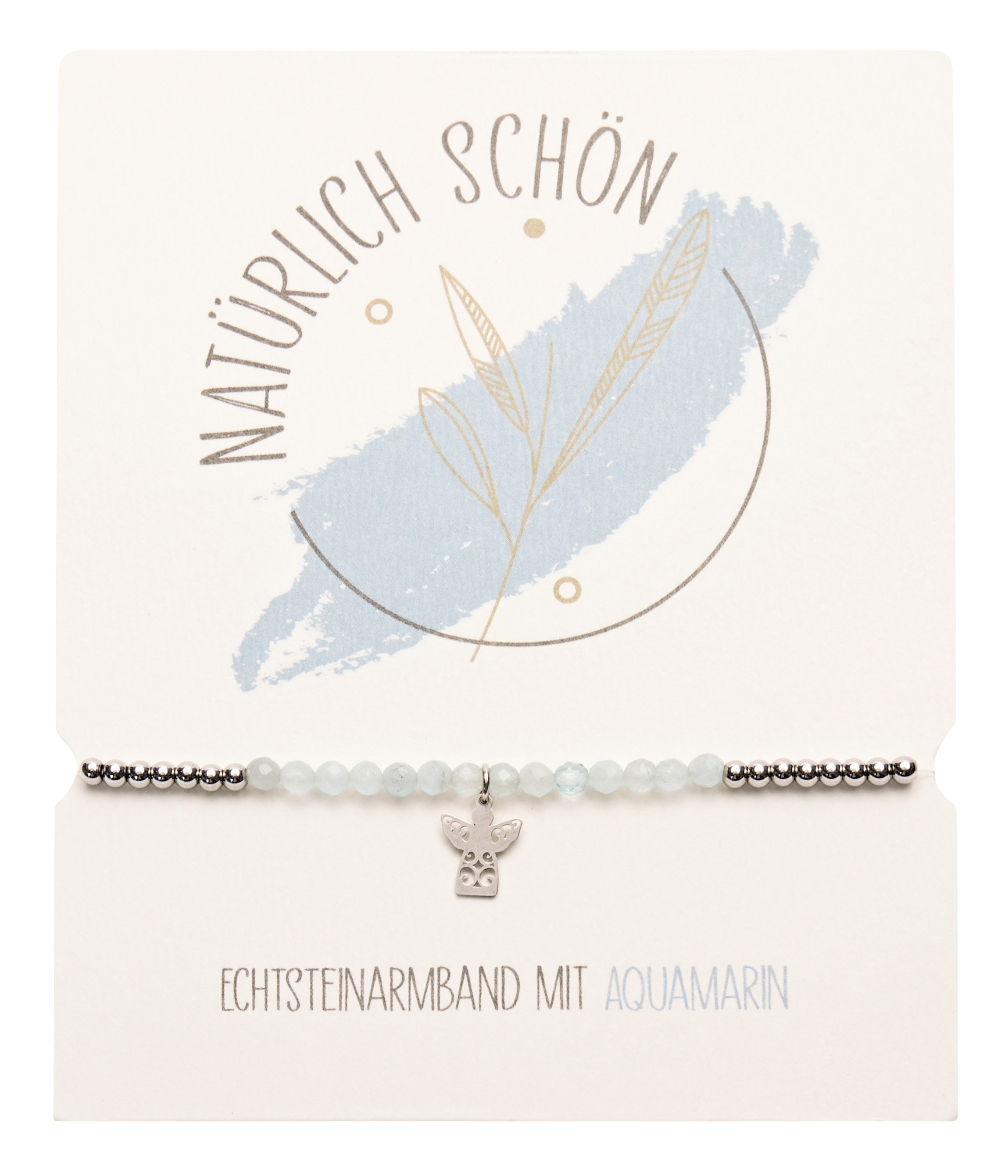 Armband - Aquarmarin & Engel Armband - Aquarmarin & Engel