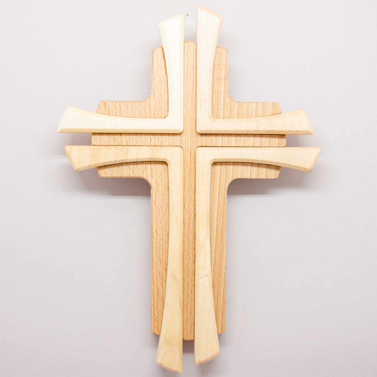 Holzkreuz - Modern & Geteilt Holzkreuz - Modern & Geteilt