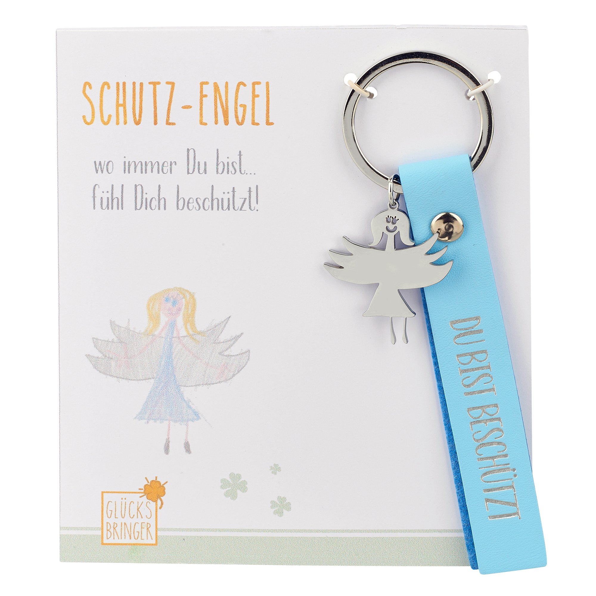 Schlüsselanhänger - Du bist beschützt & Engel Schlüsselanhänger - Du bist beschützt & Engel