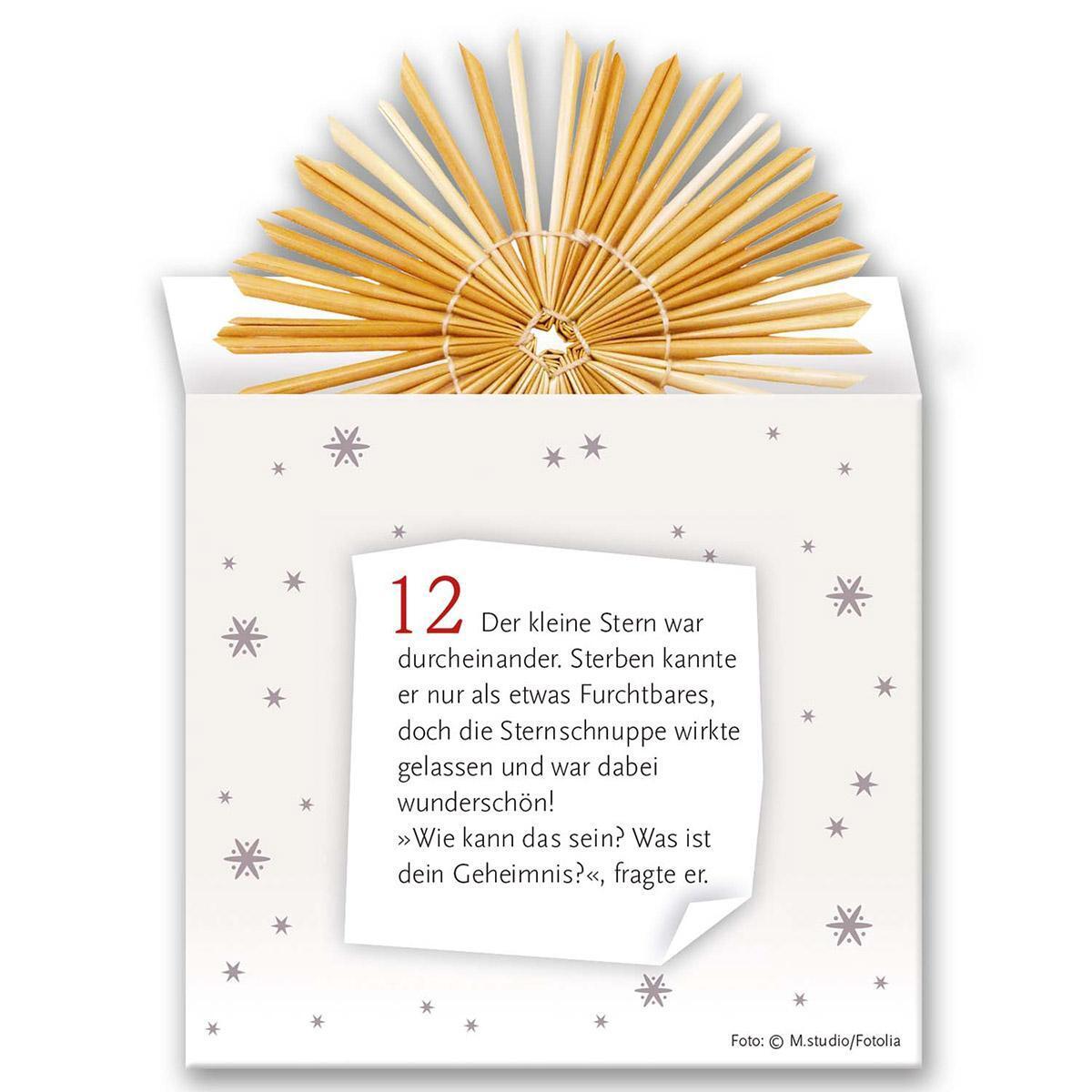 Adventskalender - Strohsterne