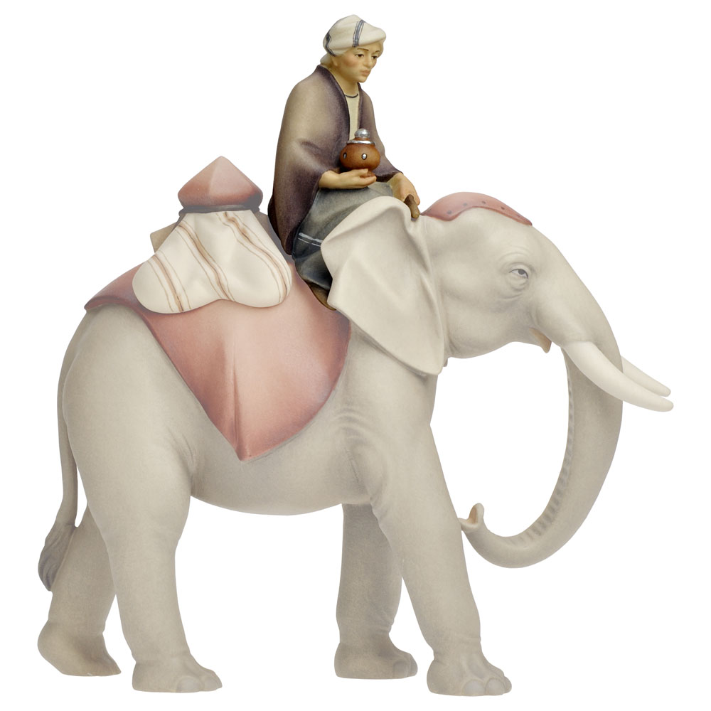 Komet-Krippe - Elefantentreiber sitzend Komet-Krippe - Elefantentreiber sitzend