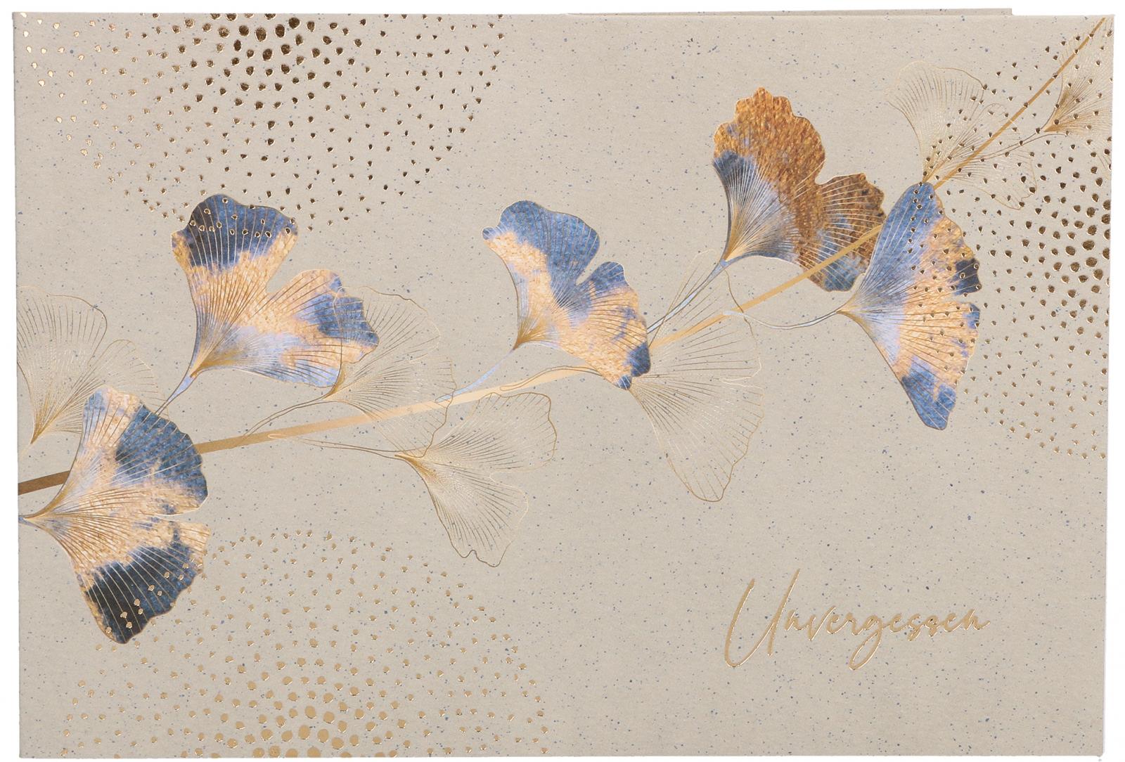 Teelichtkarte zur Trauer - Unvergessen Teelichtkarte zur Trauer - Unvergessen