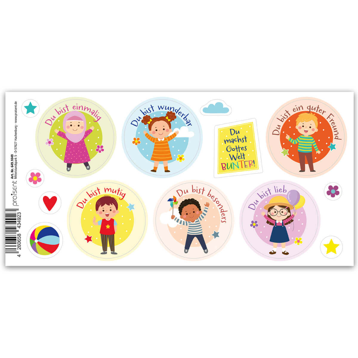 Stickerbogen - Kinder & Spruch Stickerbogen - Kinder & Spruch