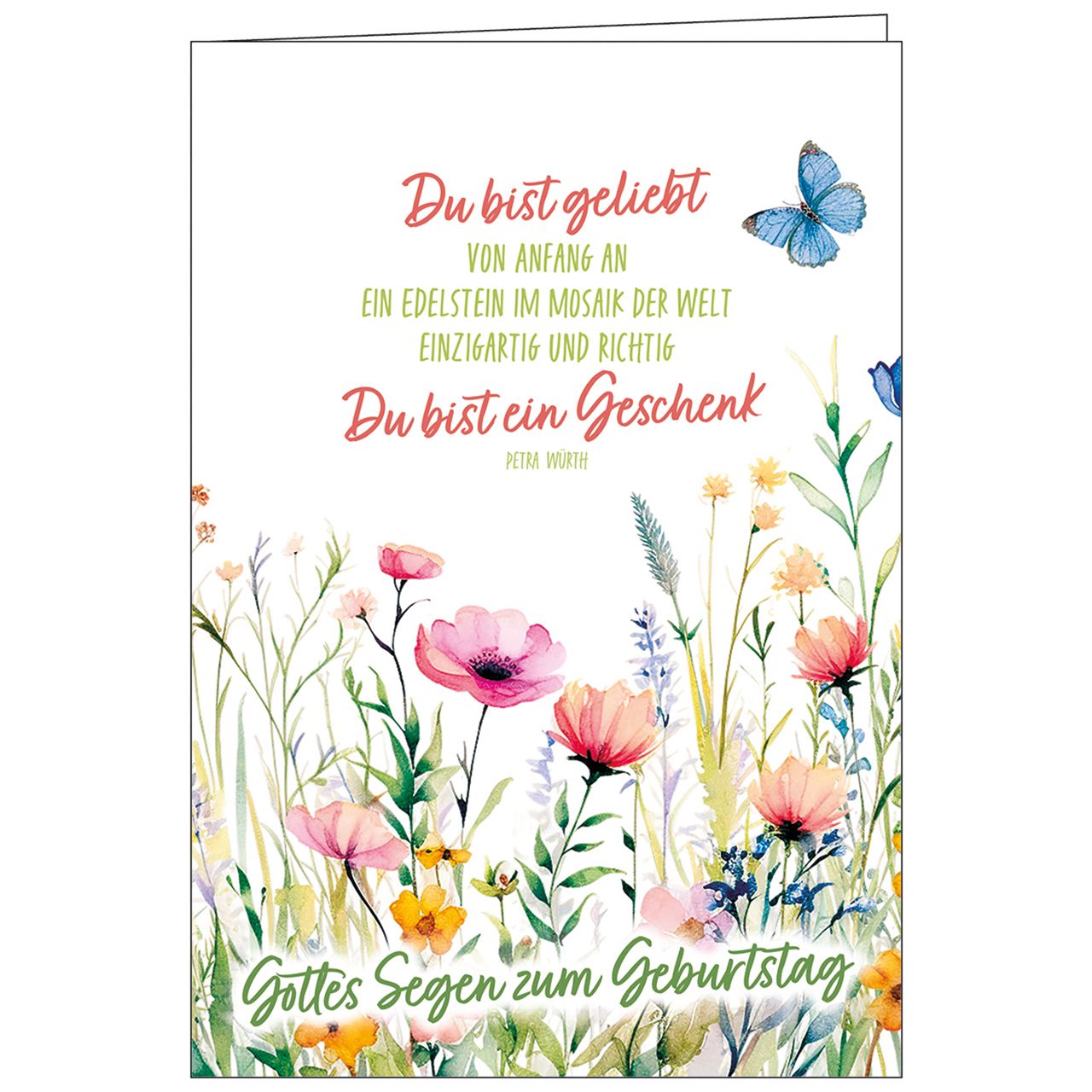 Karte zum Geburtstag – Du bist ein Geschenk