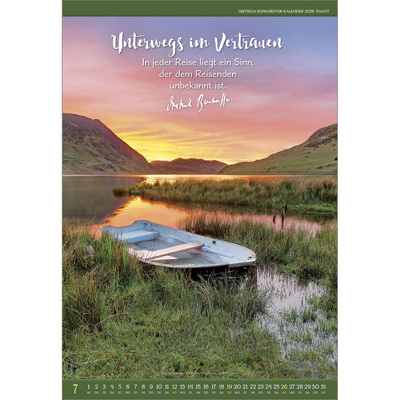 Kalender - Gott ist für uns & 2026