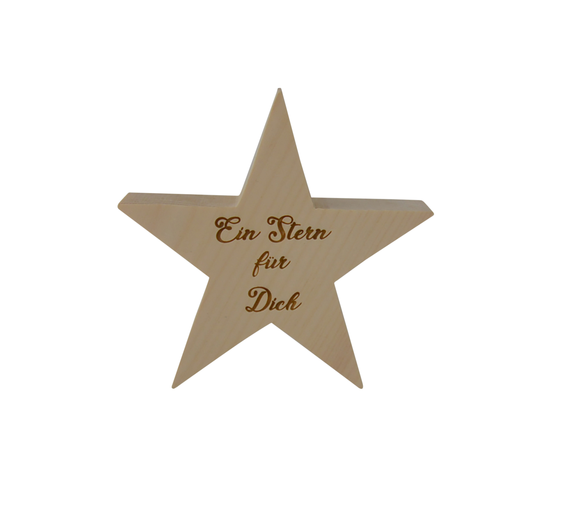 Stern -  Ein Stern für Dich & Zirbenholz