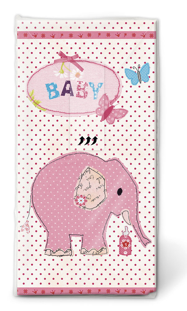 Taschentücher - Elefant & Rosa Taschentücher - Elefant & Rosa
