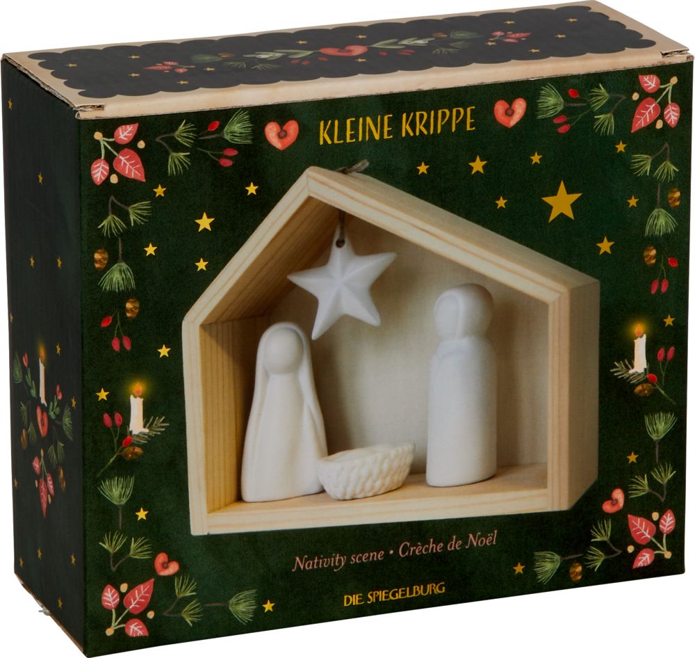 Weihnachts-Krippe - Schlicht & Klein