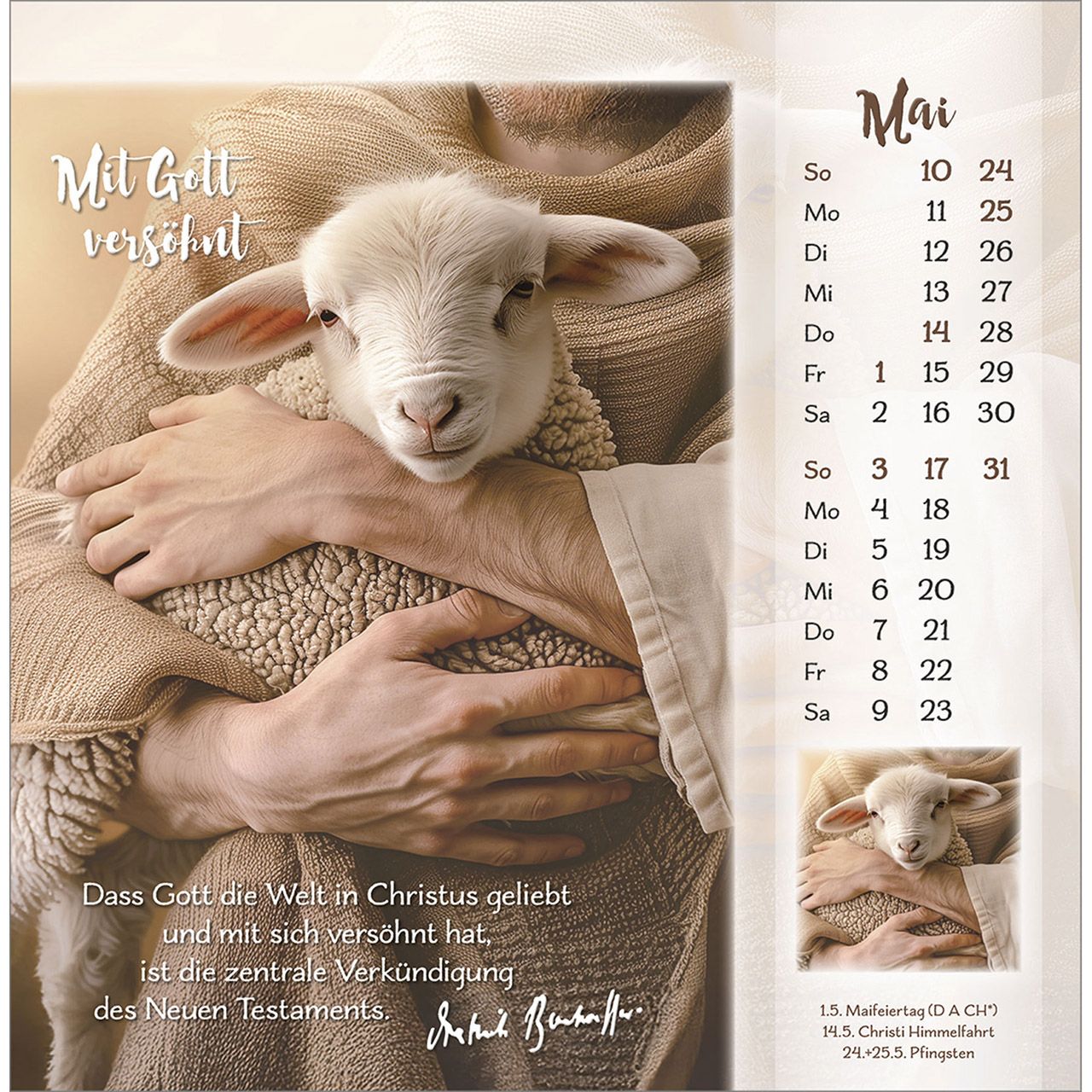 Tischkalender - Gott ist für dich & 2026