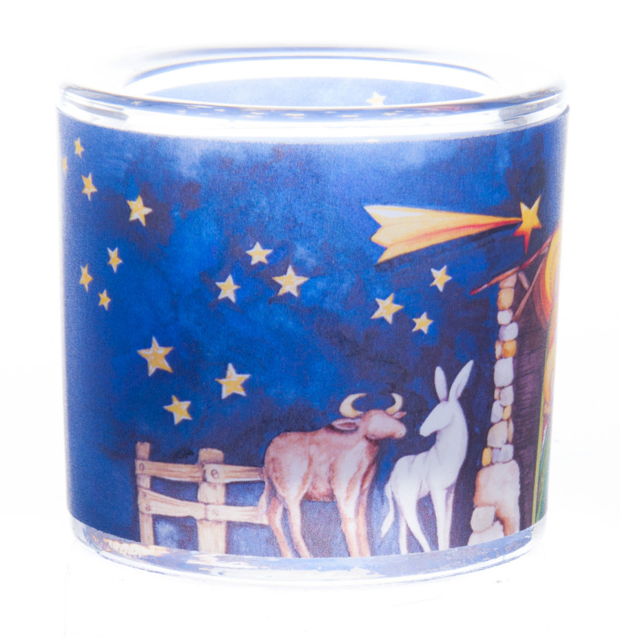 Windlicht zu Weihnachten - Krippe Windlicht zu Weihnachten - Krippe