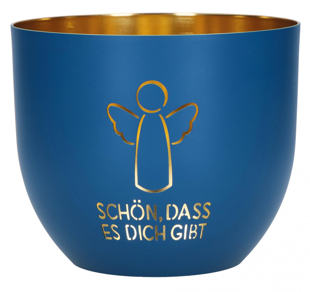 Metallwindlicht - Schön, dass es dich gibt Metallwindlicht - Schön, dass es dich gibt