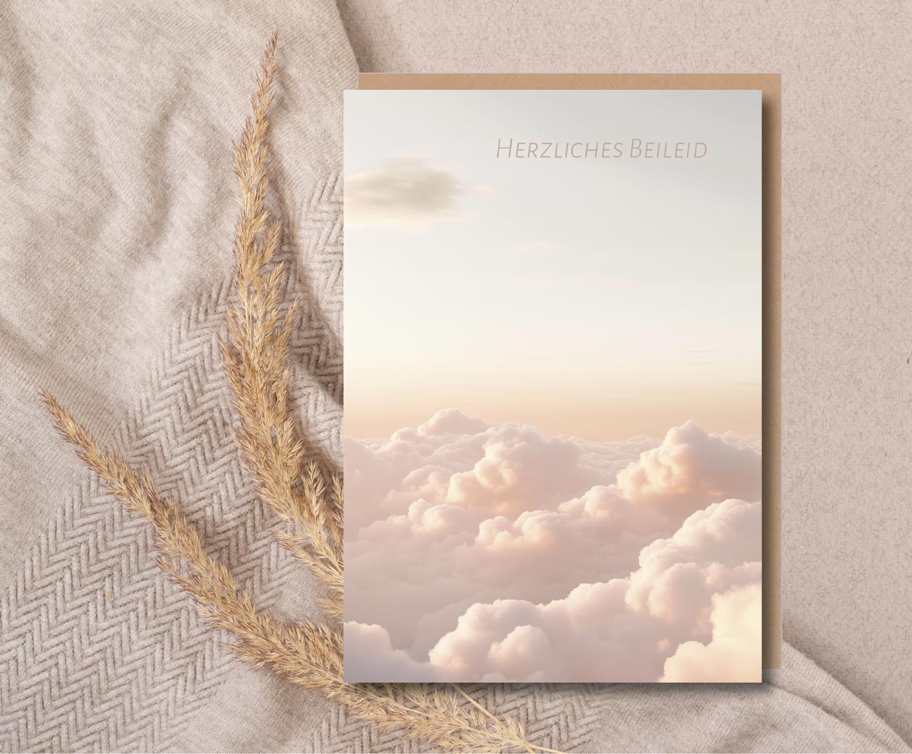 Trauerkarte - Von guten Mächten