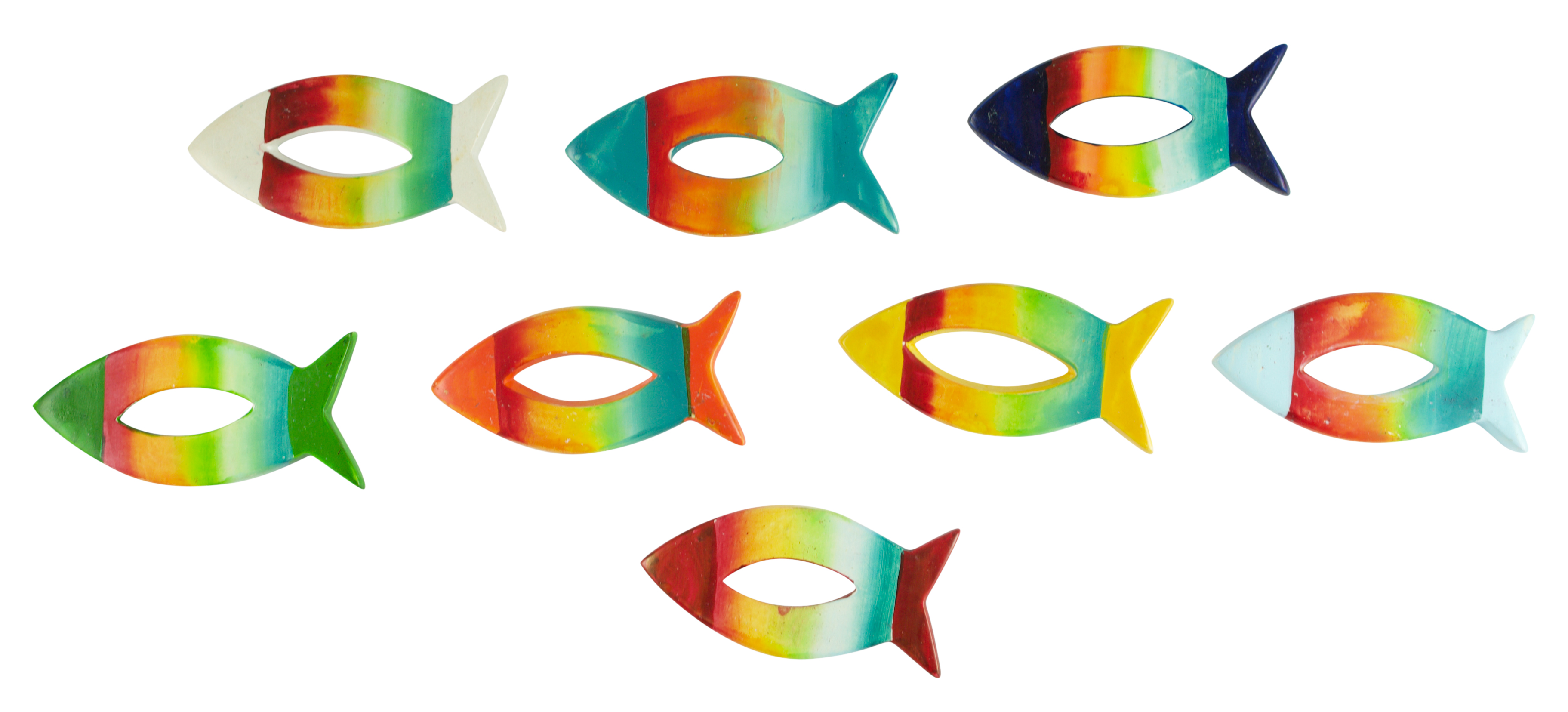Speckstein - Regenbogen & Fisch Speckstein - Regenbogen & Fisch