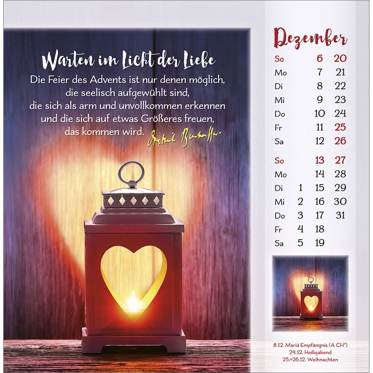 Tischkalender - Gott ist für dich & 2026