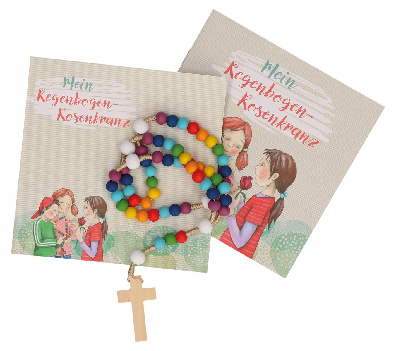 Geschenkset - Mein Regenbogen Rosenkranz Geschenkset - Mein Regenbogen Rosenkranz